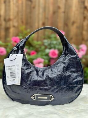 NWT Brahmin Mindy Blue Castle View Purse